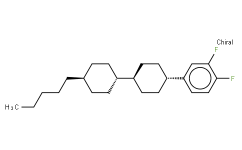 Benzene,1,2-difluoro-4-[(trans,trans)-4'-pentyl[1,1'-bicyclohexyl]-4-yl]-