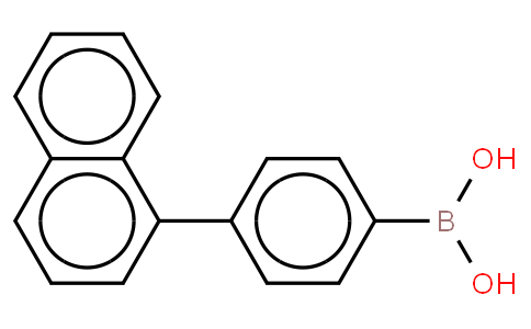 4-(1-萘基)苯基硼酸(含有数量不等的酸酐)