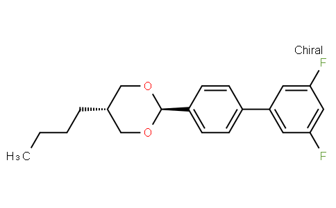 1,3-Dioxane, 5-butyl-2-(3',5'-difluoro[1,1'-biphenyl]-4-yl)-, trans-