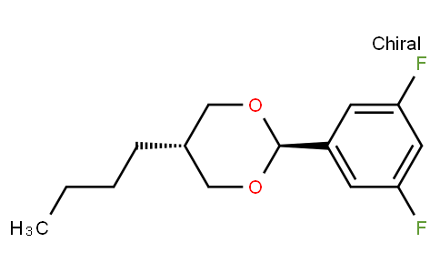1,3-Dioxane, 5-butyl-2-(3,5-difluorophenyl)-, trans-