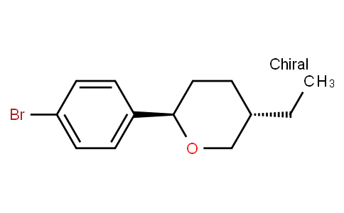 2H-Pyran, 2-(4-bromophenyl)-5-ethyltetrahydro-, (2R,5S)-rel-
