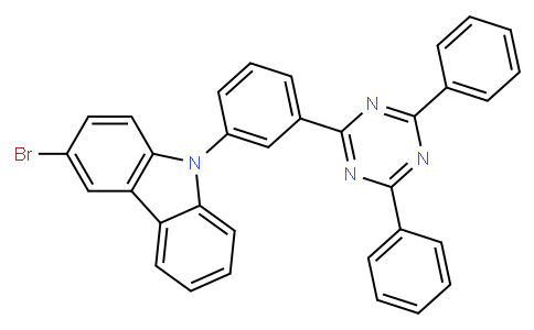 9H-Carbazole, 3-bromo-9-[3-(4,6-diphenyl-1,3,5-triazin-2-yl)phenyl]-