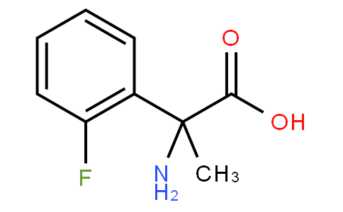 Benzeneacetic acid, a-amino-2-fluoro-a-methyl-