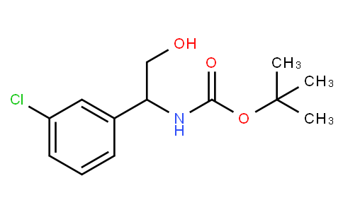 Carbamic acid, N-[1-(3-chlorophenyl)-2-hydroxyethyl]-, 1,1-dimethylethyl ester