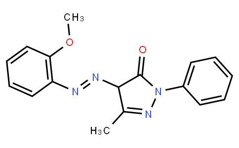 M10212 | 4645-07-2 | 2,4-dihydro-4-[(2-methoxyphenyl)azo]-5-methyl-2-phenyl-3H-Pyrazol-3-one