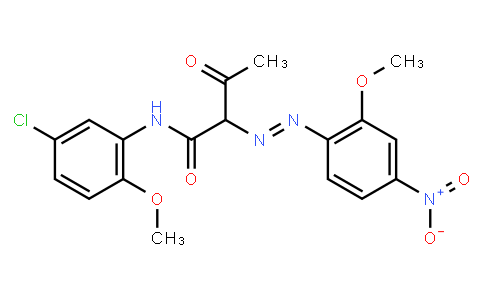 M10241 | 15993-42-7 | N-(5-chloro-2-methoxyphenyl)-2-[(2-methoxy-4-nitrophenyl)azo]-3-oxobutyramide