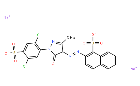 M11029 | disodium 2-[[1-(2,5-dichloro-4-sulphonatophenyl)-4,5-dihydro-3-methyl-5-oxo-1H-pyrazol-4-yl]azo]naphthalene-1-sulphonate