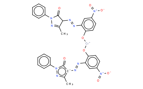 M11214 | 2,4-Dihydro-4-[(2-hydroxy-5-nitrophenyl)azo]-5-methyl-2-phenyl-3H-pyrazol-3-one chromium complex
