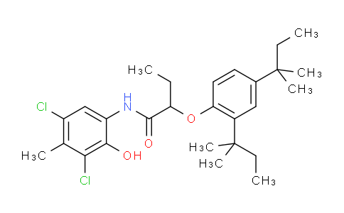 M11467 | 2-[2,4-Bis(tert-pentyl)phenoxy]-N-(3,5-dichloro-2-hydroxy-P-tolyl)butyramide