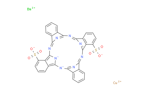 M11531 | Barium [29H,31H-phthalocyaninedisulphonato(4-)-N29,N30,N31,N32]cuprate(2-)