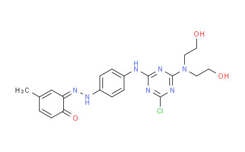 M11537 | 2-[[4-[[4-[Bis(2-hydroxyethyl)amino]-6-chloro-1,3,5-triazin-2-YL]amino]phenyl]azo]-P-cresol
