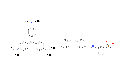 M11555 | P,P',P''-tris(dimethylamino)tritylium M-[(P-anilinophenyl)azo]benzenesulphonate