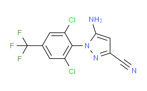 5-Amino-3-cyano-1-(2,6-dichloro-4-trifluoromethylphenyl)pyrazole