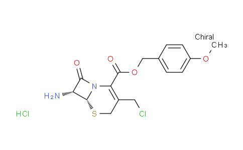 7-Amino-3-chloromethyl-3-cephem-4-carboxylic Acid p-Methoxybenzyl Ester Hydrochloride