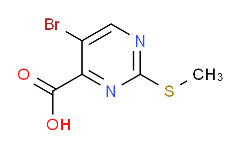 50593-92-5 | 5-Bromo-2-(methylthio)pyrimidine-4-carboxylic acid