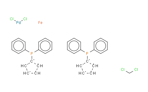 95464-05-4 | 1,1'-Bis(diphenylphosphino)ferrocene-palladium(II)dichloride dichloromethane complex