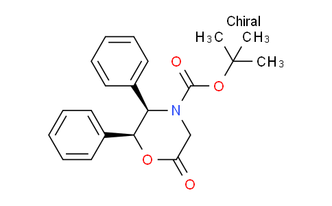 Tert-Butyl-(2S,3R)-(+)-6-oxo-2,3-diphenyl-4-morpholinecarboxylate