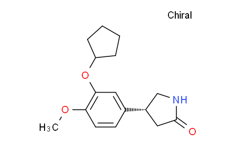 (R)-4-(3-(cyclopentyloxy)-4-methoxyphenyl)pyrrolidin-2-one
