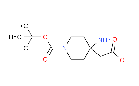 2-(4-amino-1-(tert-butoxycarbonyl)piperidin-4-yl)acetic acid