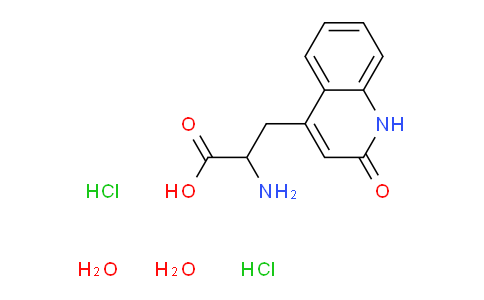 2-Amino-3-(2-oxo-1,2-dihydroquinolin-4-yl)propanoic acid dihydrochloride dihydrate