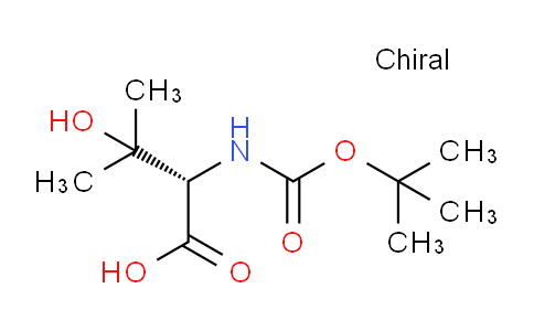 (2S)-2-(N-tert-Butoxycarbonyl)amino-3-hydroxy-3-methylbutanoic acid