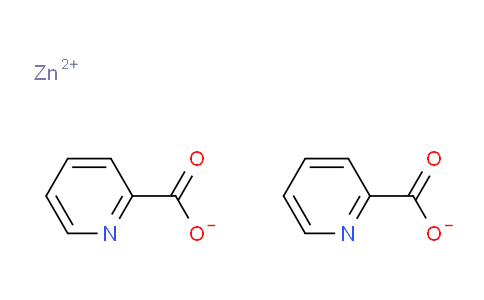 Zinc picolinate （实际含一水，操作的时候一水不显示出来）