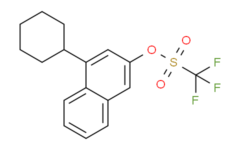 4-Cyclohexylnaphthalen-2-yl trifluoromethanesulfonate