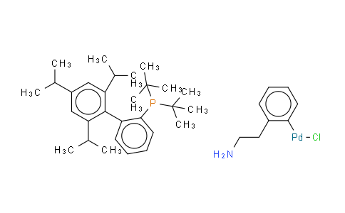 Chloro[2-(di-tert-butylphosphino)-2',4',6'-triisopropyl-1,1'-biphenyl][2-(2-aminoethyl)phenyl)]palladium(II)