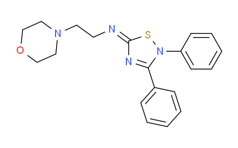 1281681-54-6 | N-(2-Morpholin-4-ylethyl)-2,3-diphenyl-1,2,4-thiadiazol-5-imine