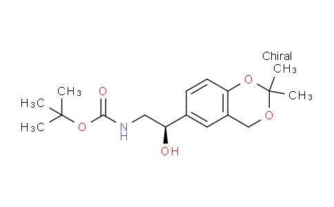452339-72-9 | (R)-Tert-butyl (2-(2,2-dimethyl-4H-benzo[d][1,3]dioxin-6-yl)-2-hydroxyethyl)carbamate