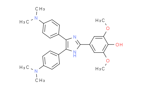 1886-13-1 | 4-[4,5-Bis[4-(dimethylamino)phenyl]-1H-imidazol-2-yl]-2,6-dimethoxyphenol