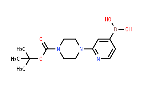 [2-[4-[(2-Methylpropan-2-YL)oxycarbonyl]piperazin-1-YL]pyridin-4-YL]boronic acid