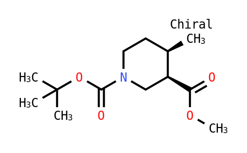 1-O-Tert-butyl 3-O-methyl (3R,4R)-4-methylpiperidine-1,3-dicarboxylate