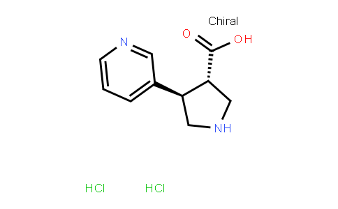 (3S,4r)-4-(pyridin-3-yl)pyrrolidine-3-carboxylic acid dihydrochloride