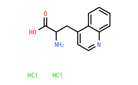 2-aMino-3-quinolin-4-ylpropanoic acid dihydrochloride