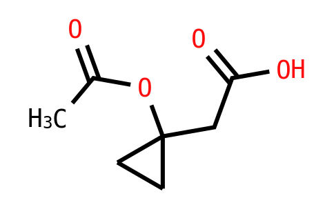 2-(1-acetyloxycyclopropyl)acetic acid