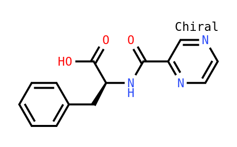 (2S)-3-phenyl-2-(pyrazine-2-carbonylamino)propanoic acid