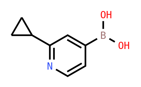 (2-cyclopropylpyridin-4-yl)boronic acid