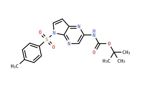 Tert-butyl N-[5-(4-methylphenyl)sulfonylpyrrolo[2,3-B]pyrazin-2-YL]carbamate