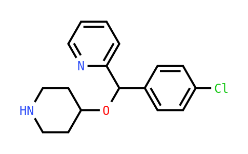 2-[(4-chlorophenyl)-piperidin-4-yloxymethyl]pyridine