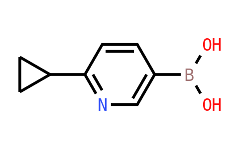 (6-cyclopropylpyridin-3-yl)boronic acid