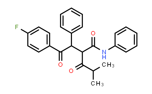 2-[2-(4-Fluorophenyl)-2-oxo-1-phenylethyl]-4-methyl-3-oxo-N-phenylpentanamide