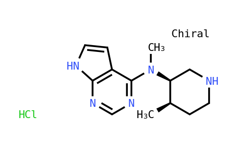 N-methyl-N-[(3R,4R)-4-methylpiperidin-3-YL]-7H-pyrrolo[2,3-D]pyrimidin-4-amine hydrochloride