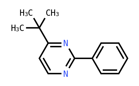 Pyrimidine, 4-(1,1-dimethylethyl)-2-phenyl-