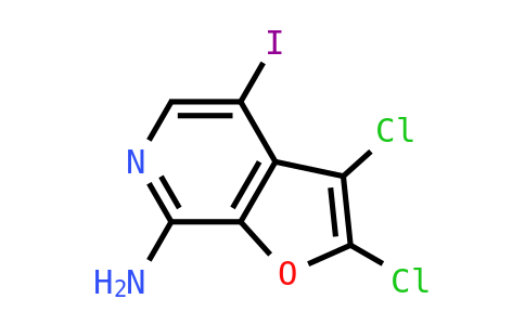 2,3-dichloro-4-iodofuro[2,3-c]pyridin-7-amine