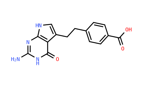 4-[2-(2-amino-4-oxo-3,7-dihydropyrrolo[2,3-d]pyrimidin-5-yl)ethyl]benzoic acid