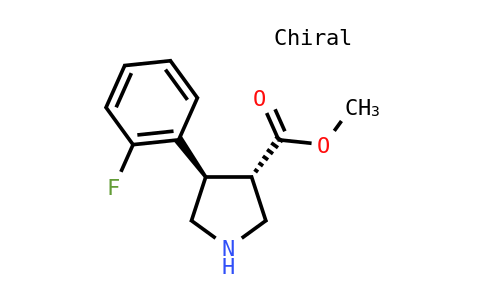 (3S,4R)-Methyl 4-(2-fluorophenyl)pyrrolidine-3-carboxylate