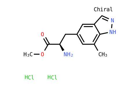 (R)-Methyl 2-amino-3-(7-methyl-1H-indazol-5-yl)propanoate dihydrochloride