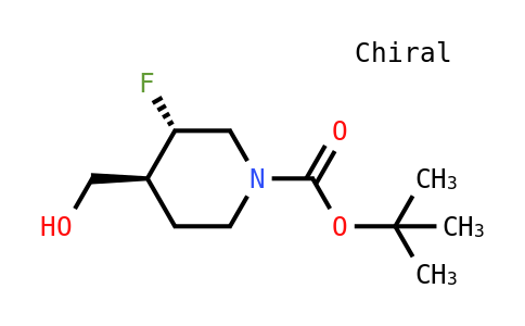 Tert-butyl (3S,4S)-3-fluoro-4-(hydroxymethyl)piperidine-1-carboxylate