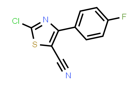 2-Chloro-4-(4-fluorophenyl)-1,3-thiazole-5-carbonitrile